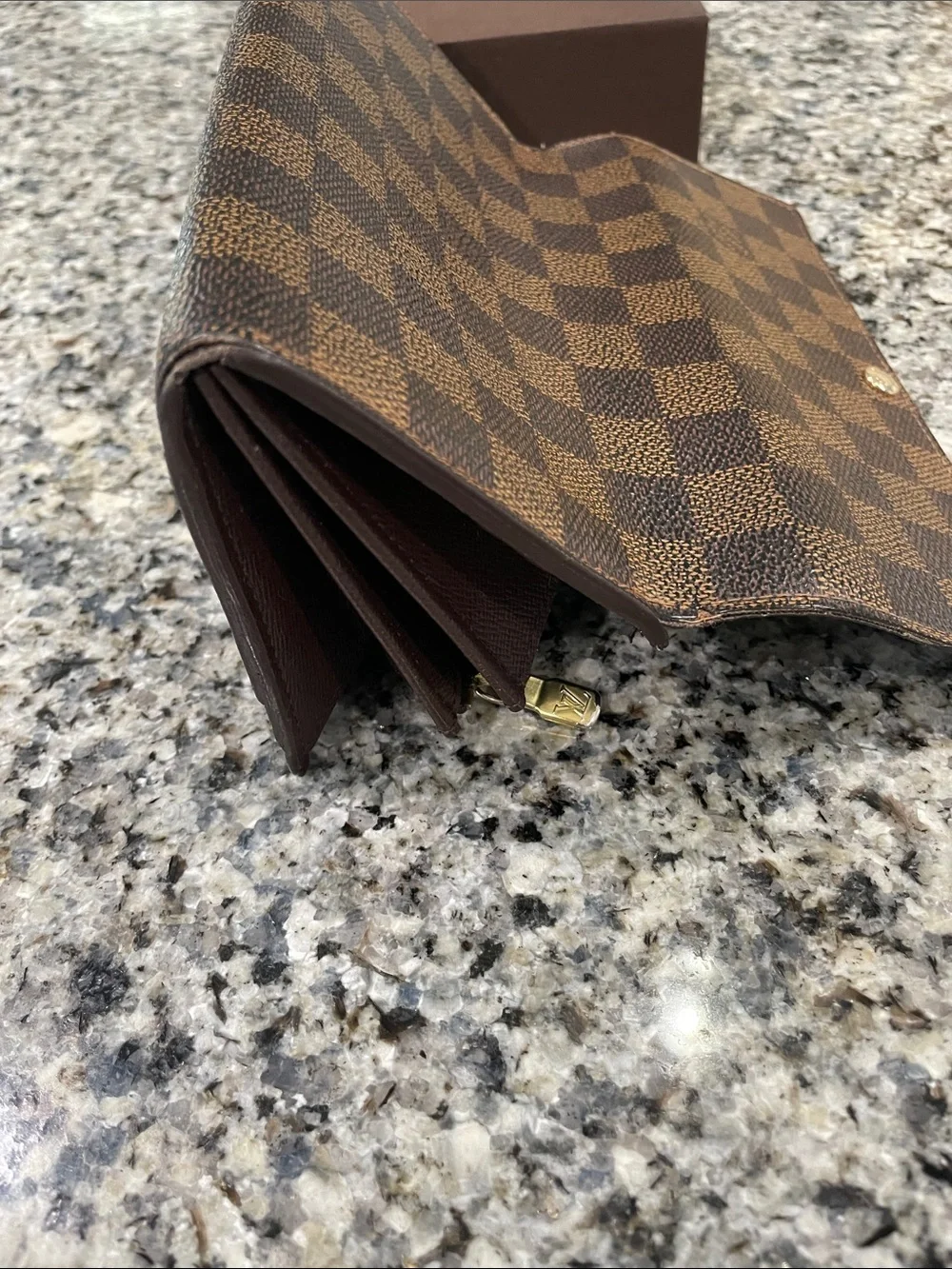 Louis Vuitton Sarah Wallet Damier Ebene